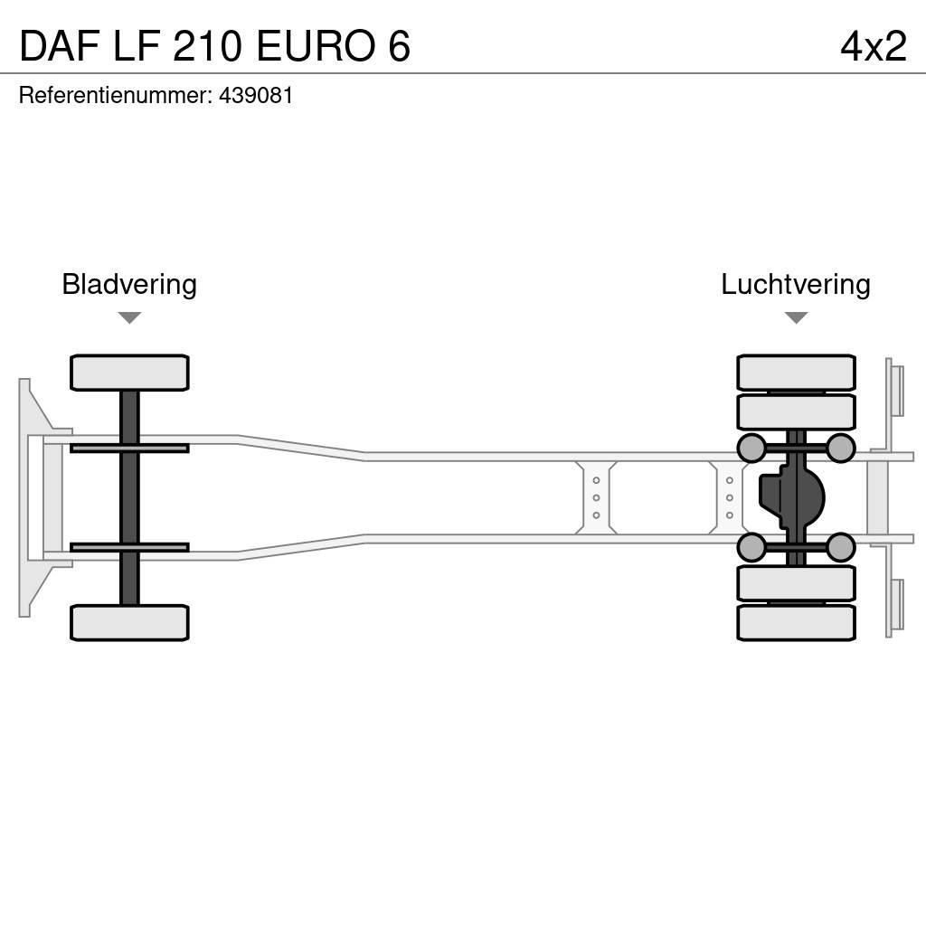 DAF LF 210 EURO 6 Camion cassonati
