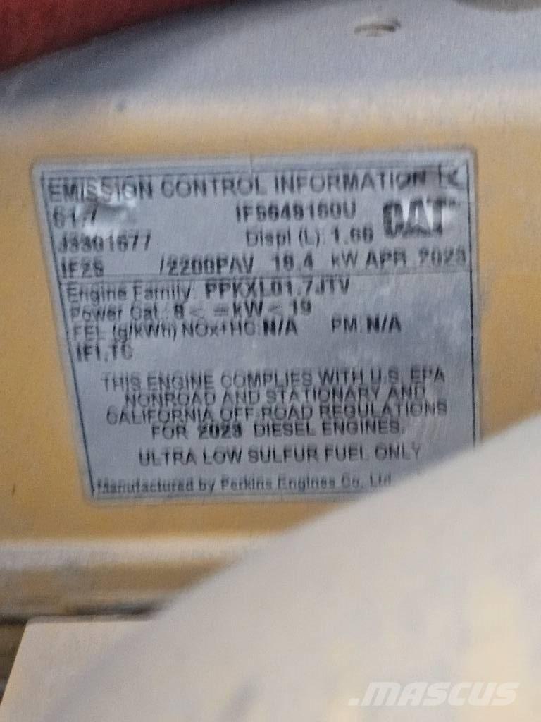 CAT CB 2.7 GC Compattatori da suolo