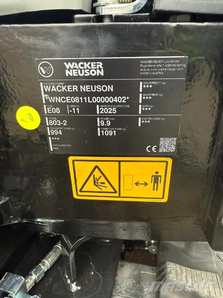 Wacker Neuson 803 Miniescavatori