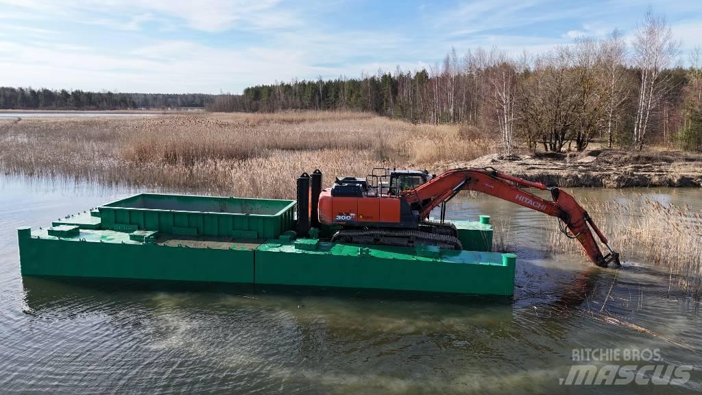  Dredge pontoon barge Draghe