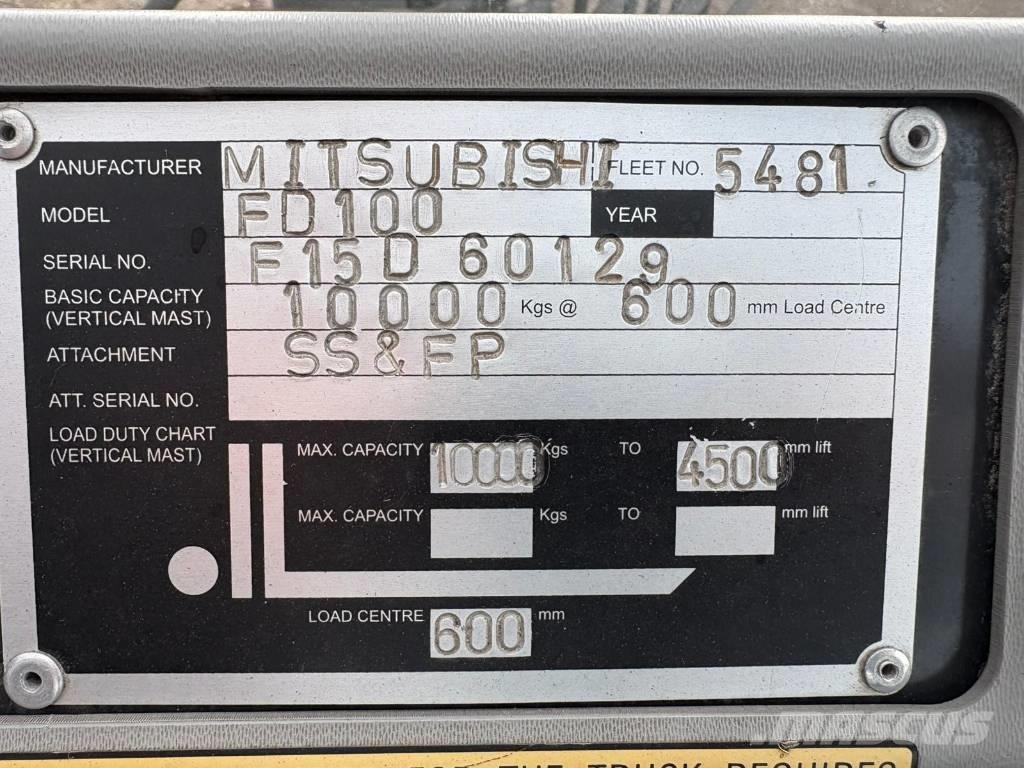 Mitsubishi FD 100 Carrelli elevatori diesel