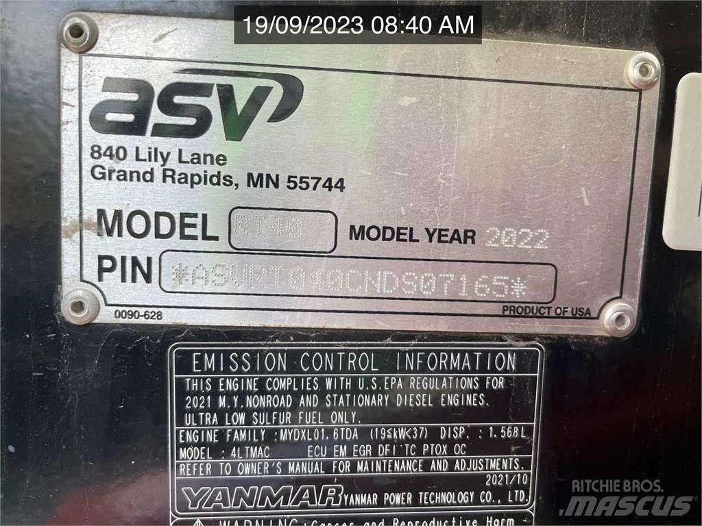 ASV POSI-TRACK RT40 Mini Pale Gommate