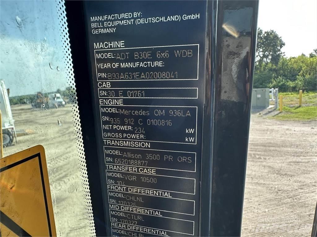 Bell B30E Dumpers articolati