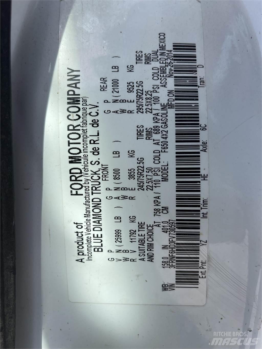 Ford F650 XL SD Autocisterne