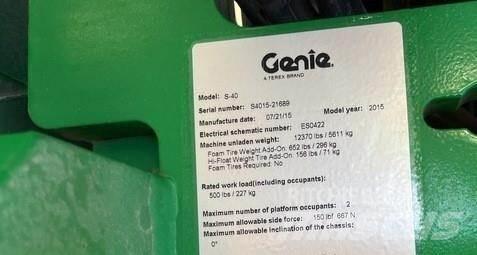 Genie S40 Piattaforme a braccio telescopico