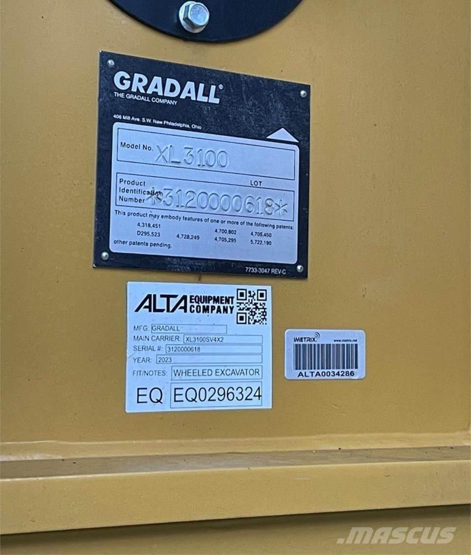 Gradall XL3100 V Escavatori gommati