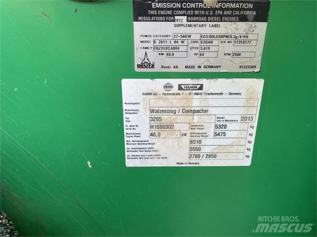 Hamm 3205 Rulli a doppio tamburo