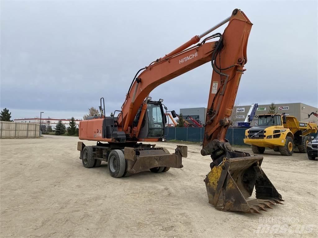 Hitachi ZX210W Escavatori gommati