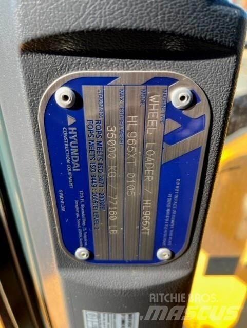Hyundai HL965XT Pale gommate