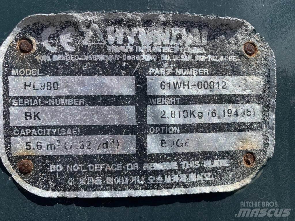 Hyundai HL980 Pale gommate
