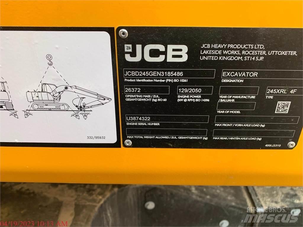 JCB 245XR Escavatori cingolati
