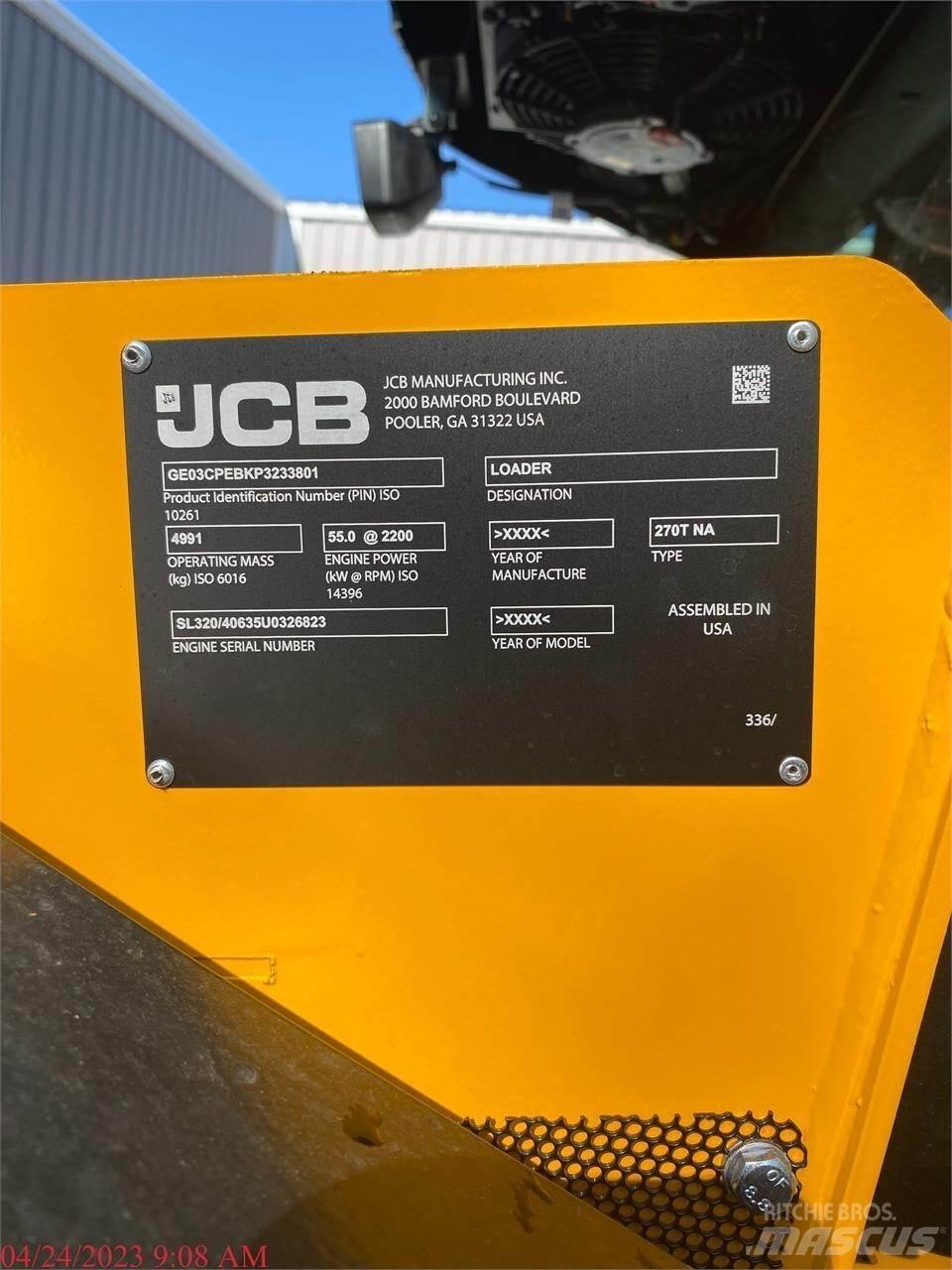 JCB 270T Mini Pale Gommate