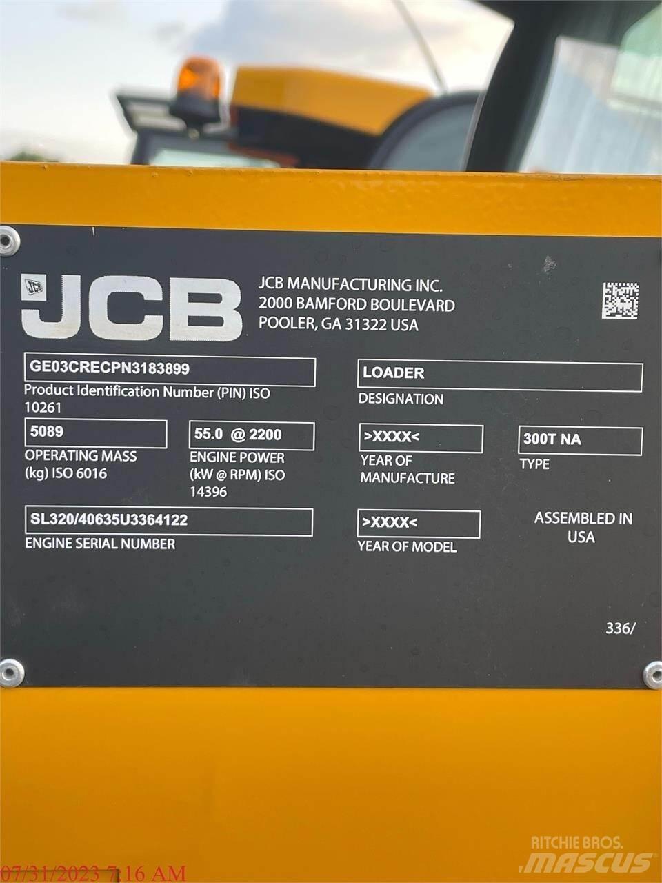 JCB 300T Mini Pale Gommate