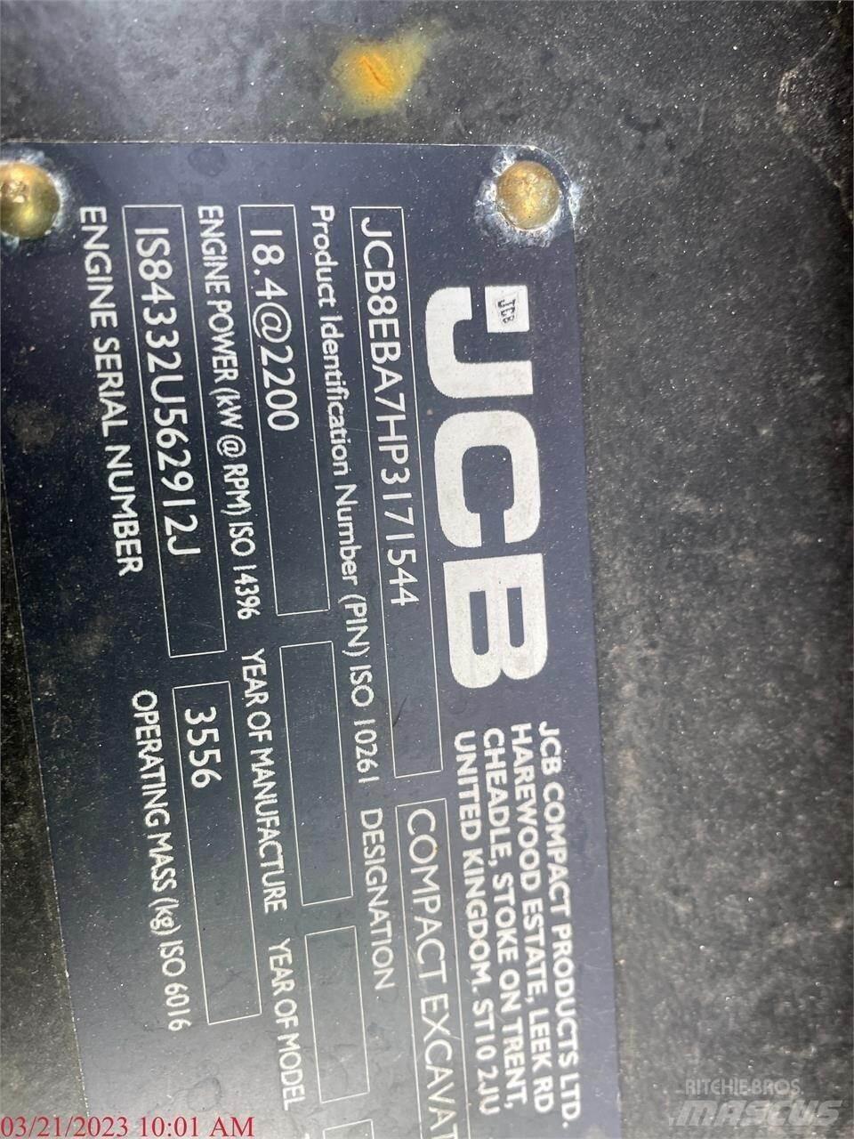 JCB 35Z-1 Miniescavatori