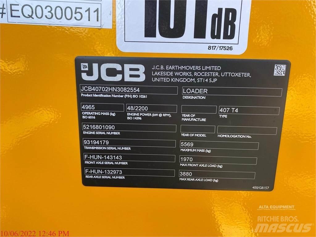 JCB 407 Pale gommate