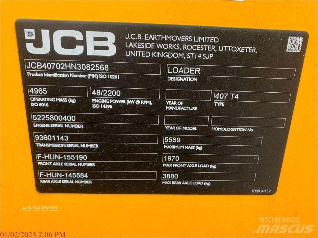 JCB 407B Pale gommate