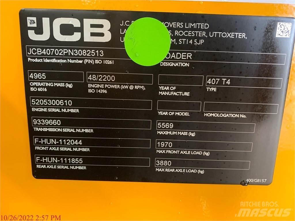 JCB 407B Pale gommate
