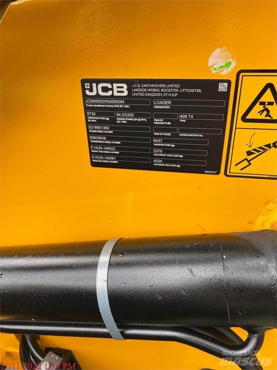 JCB 409 Pale gommate