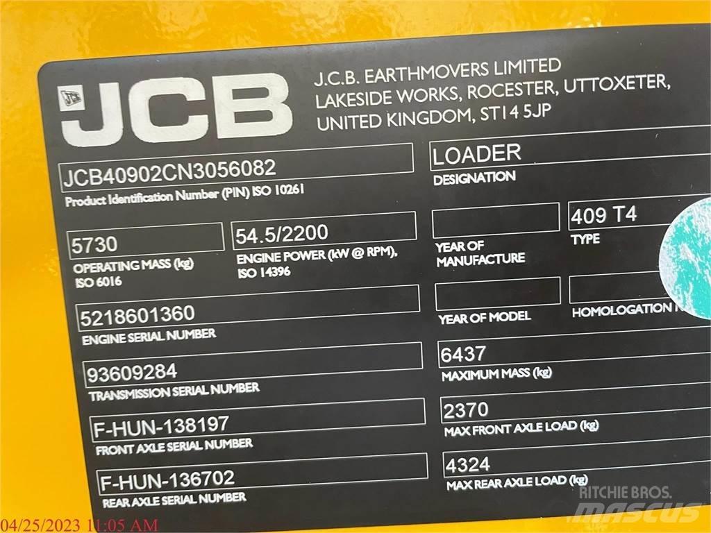 JCB 409 Pale gommate
