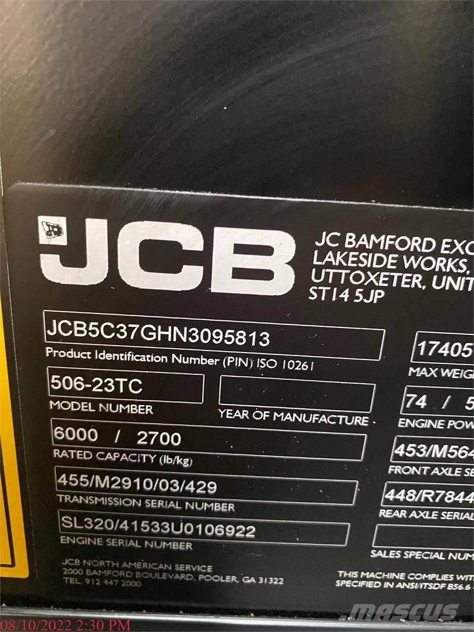 JCB 506-23TC Sollevatori telescopici
