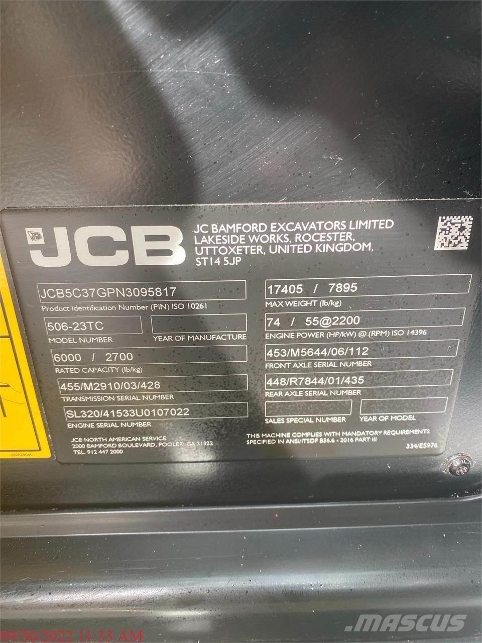 JCB 506-23TC Sollevatori telescopici