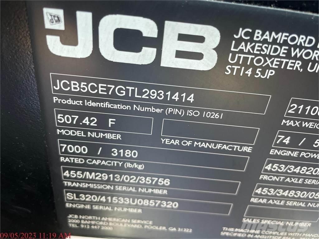 JCB 507-42 Sollevatori telescopici