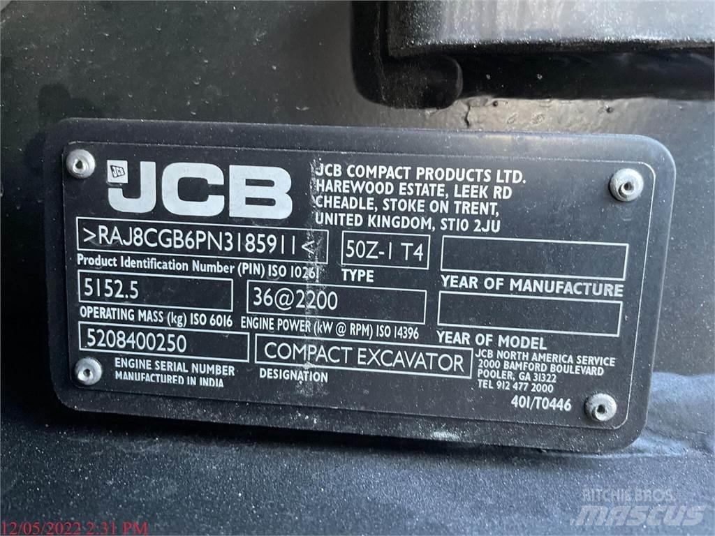 JCB 50Z-1 Miniescavatori