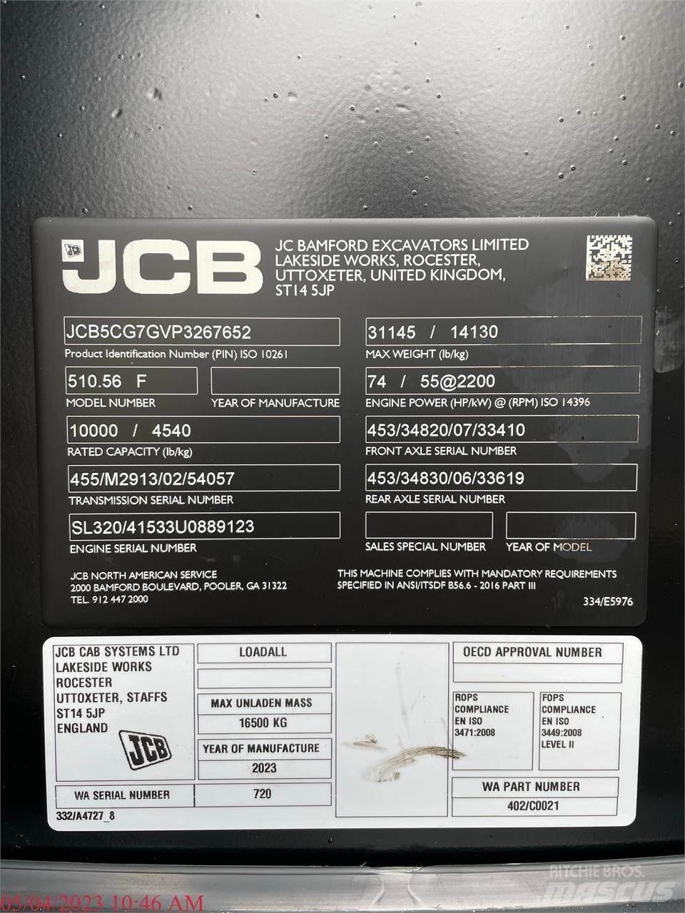 JCB 510-56 Sollevatori telescopici