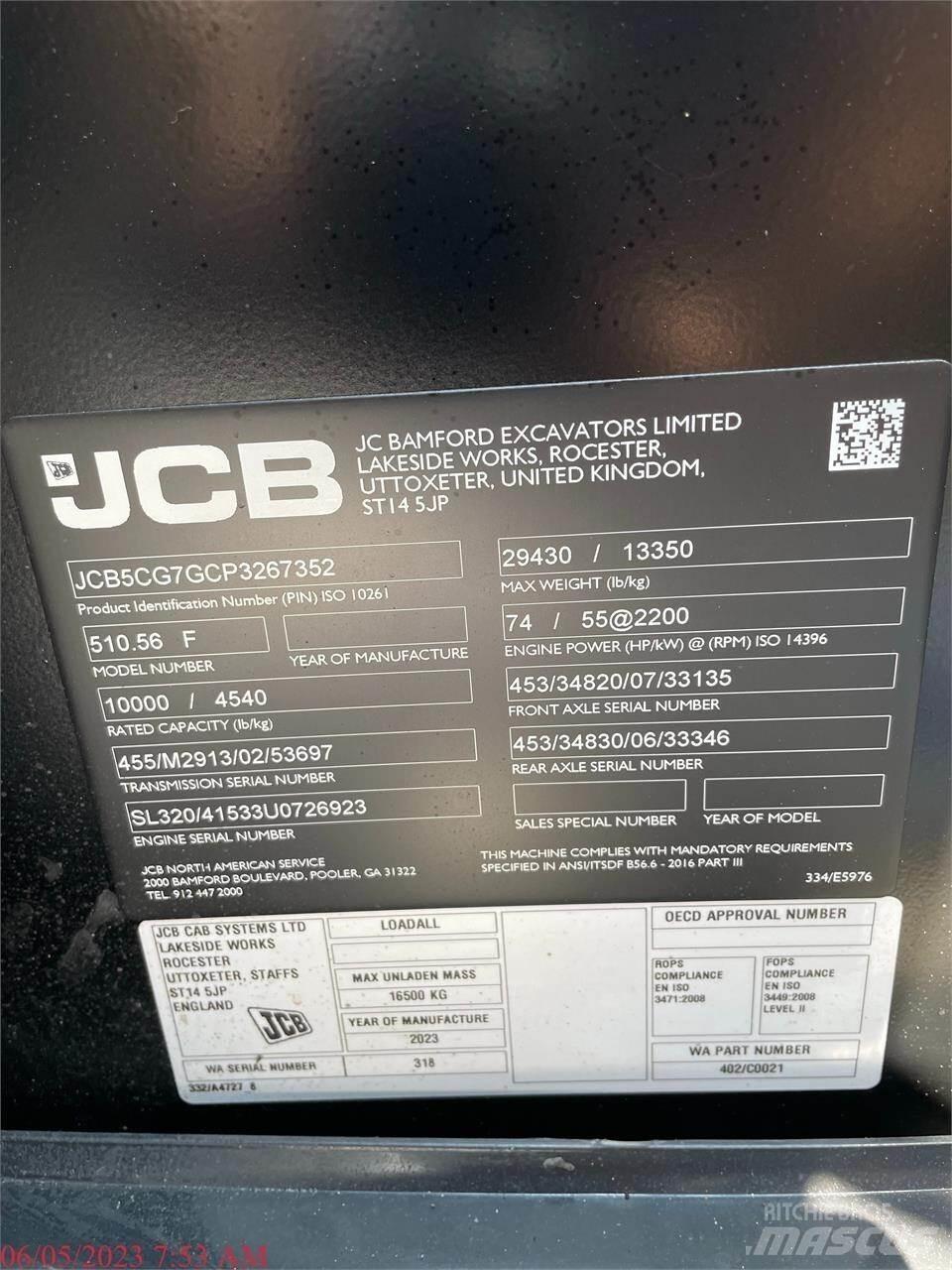 JCB 510-56 Sollevatori telescopici