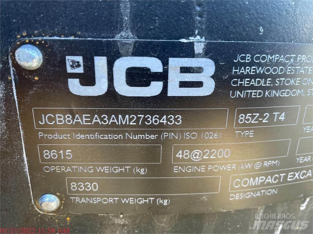 JCB 85Z-2 Escavatori cingolati