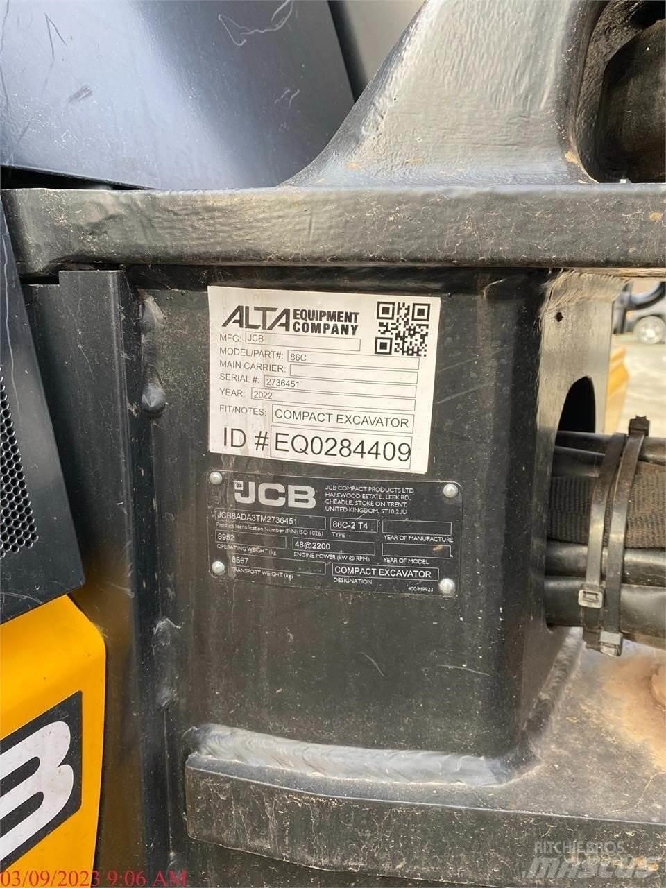 JCB 86C-2 Escavatori cingolati