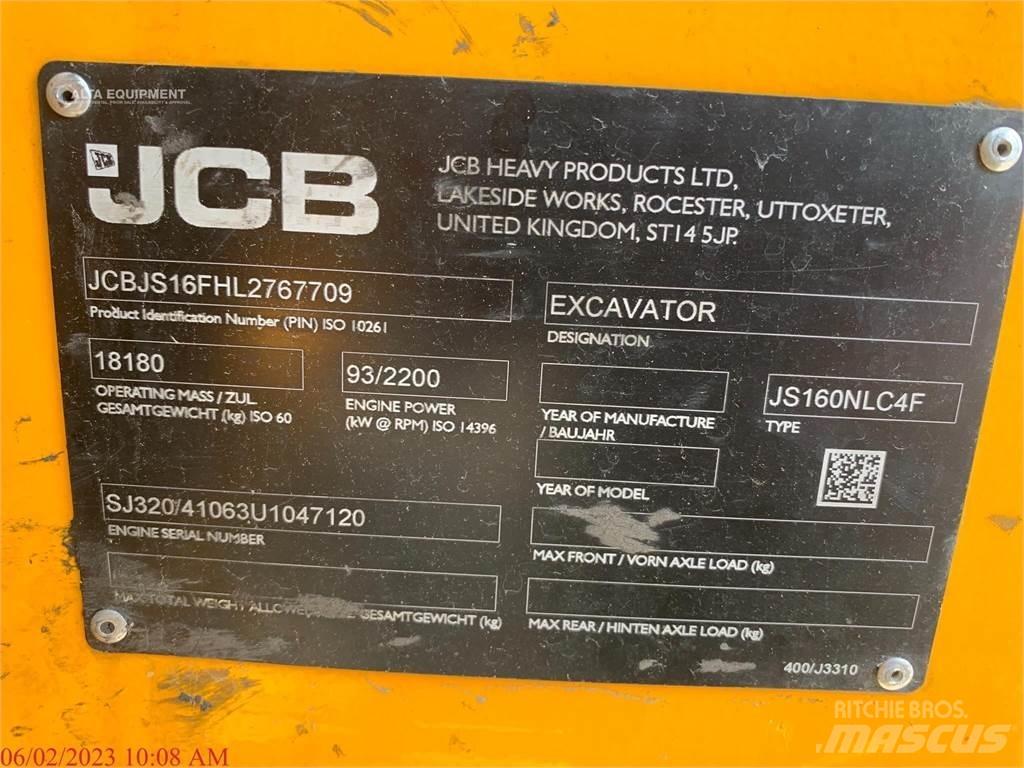 JCB JS160 Escavatori cingolati