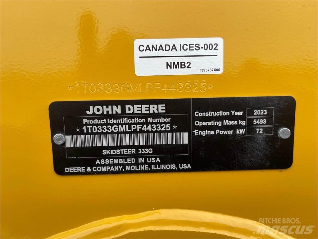 John Deere 333G Trince forestali