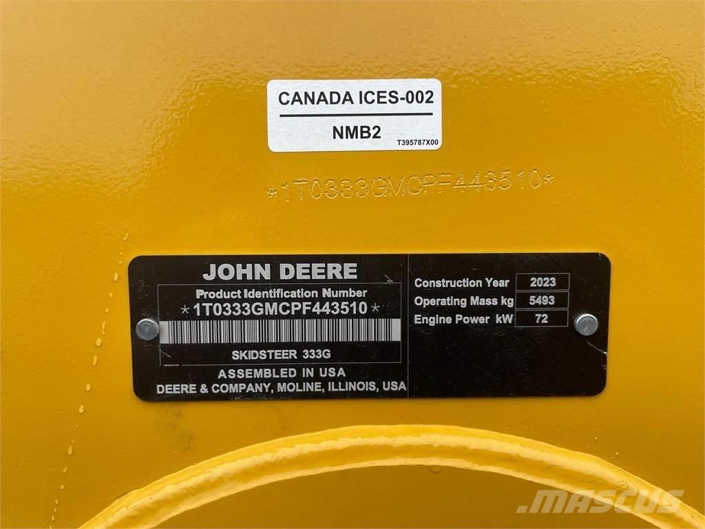 John Deere 333G Mini Pale Gommate