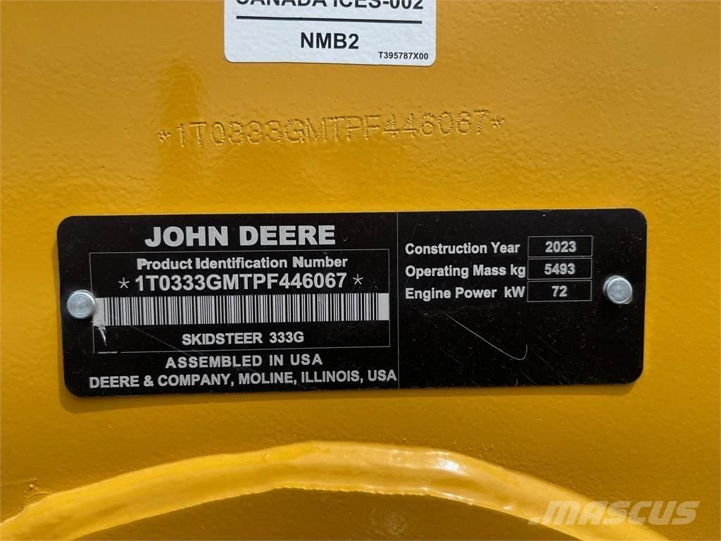 John Deere 333G Mini Pale Gommate