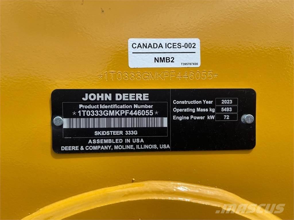 John Deere 333G Skid steer loaders