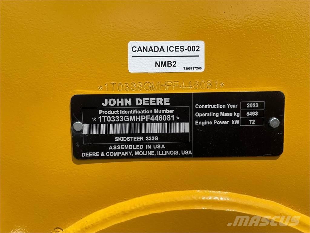 John Deere 333G Mini Pale Gommate