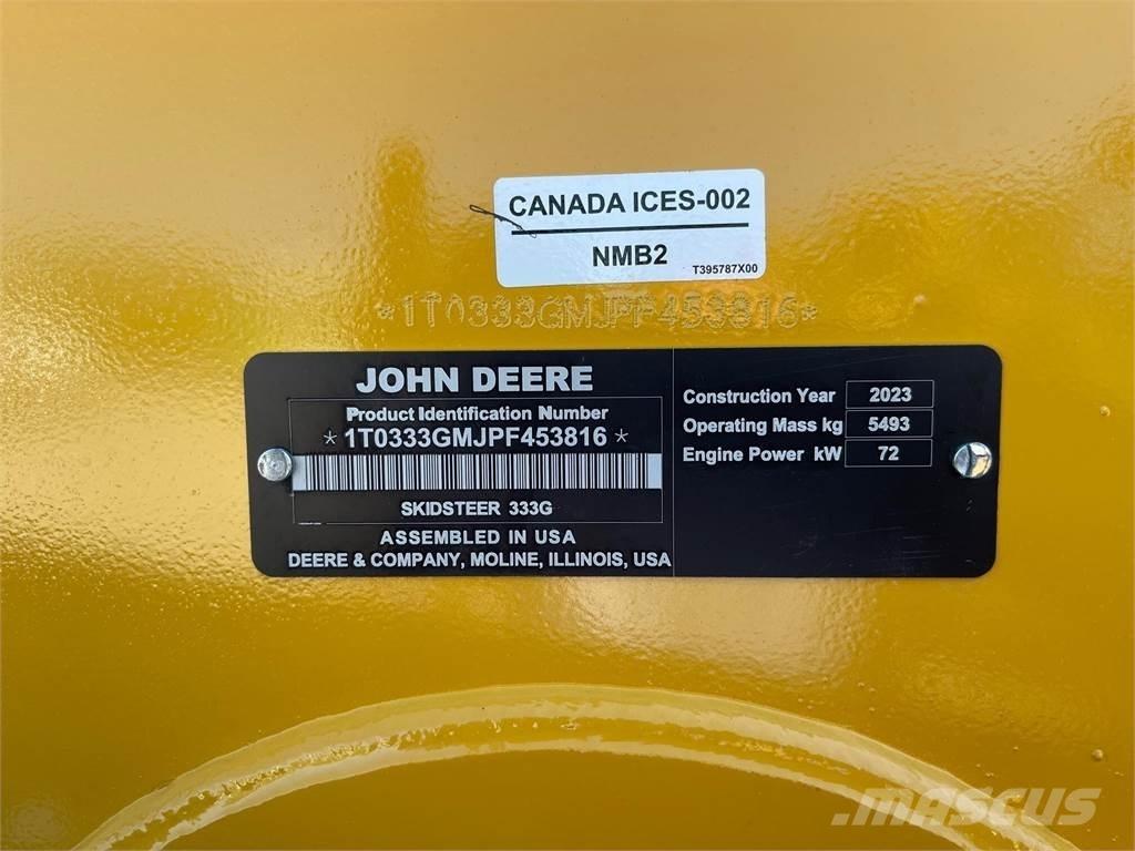 John Deere 333G Mini Pale Gommate