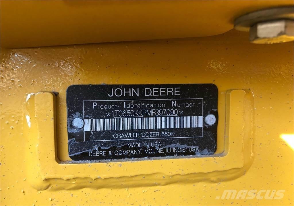 John Deere 650K LGP Dozer cingolati