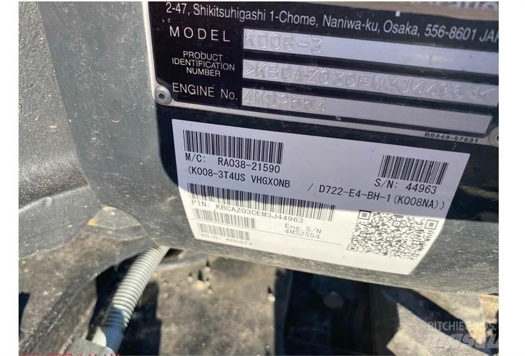 Kubota K008 Miniescavatori