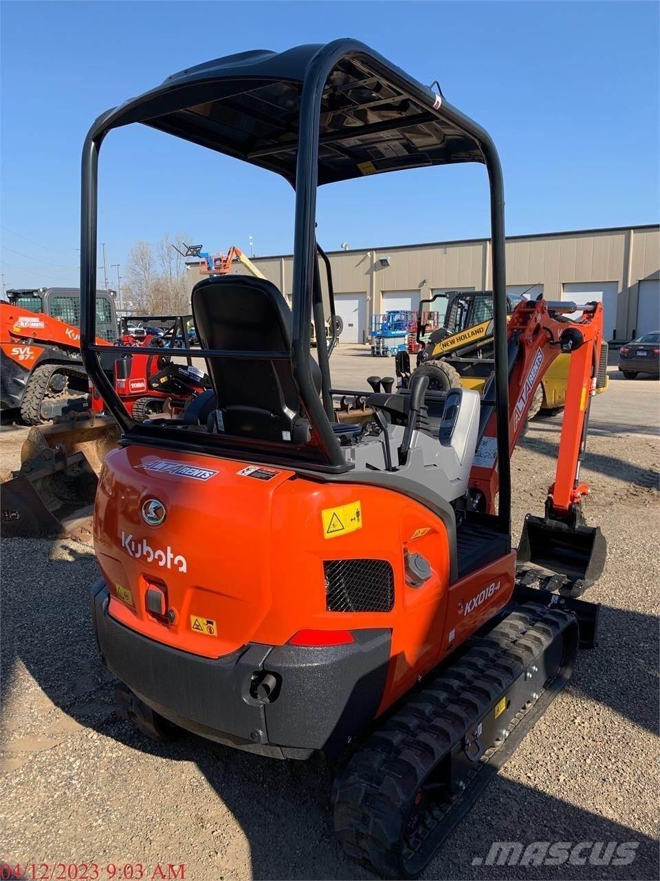 Kubota KX018-4 Miniescavatori