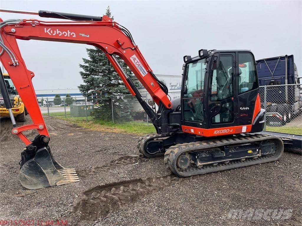 Kubota KX080-4 Escavatori cingolati