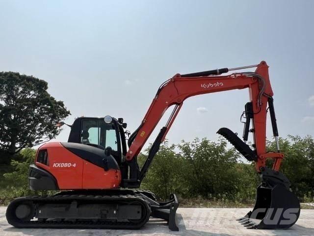 Kubota KX080-4A Escavatori cingolati
