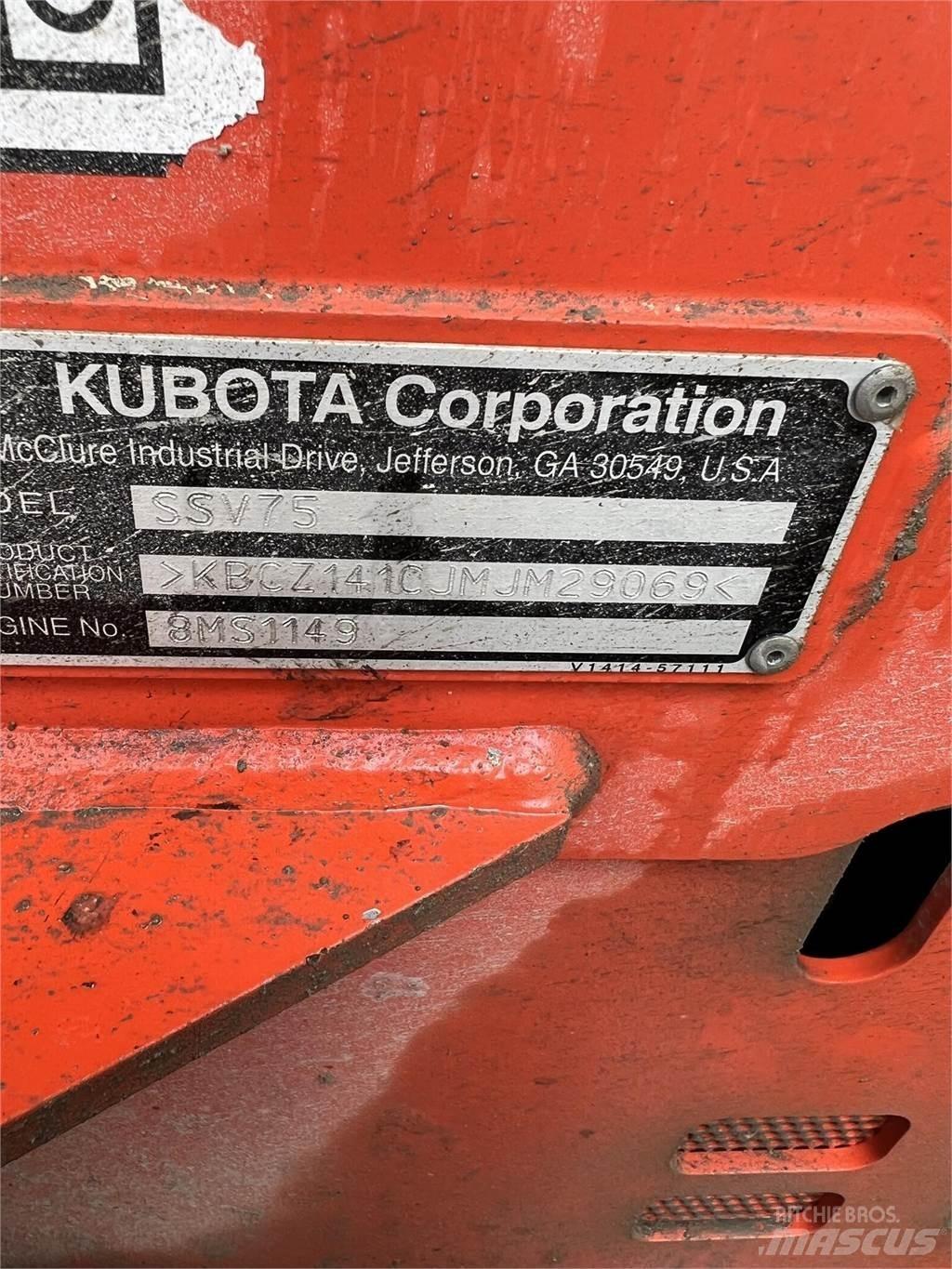 Kubota SSV75 Mini Pale Gommate
