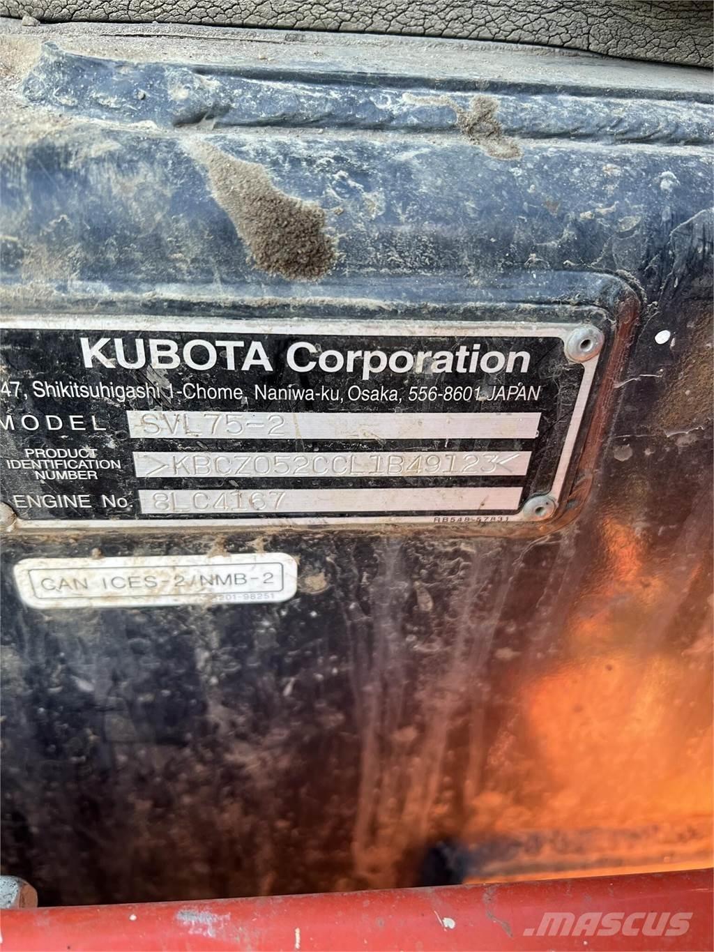 Kubota SVL75-2 Mini Pale Gommate