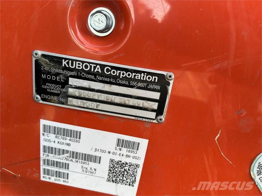 Kubota U35-4 Miniescavatori