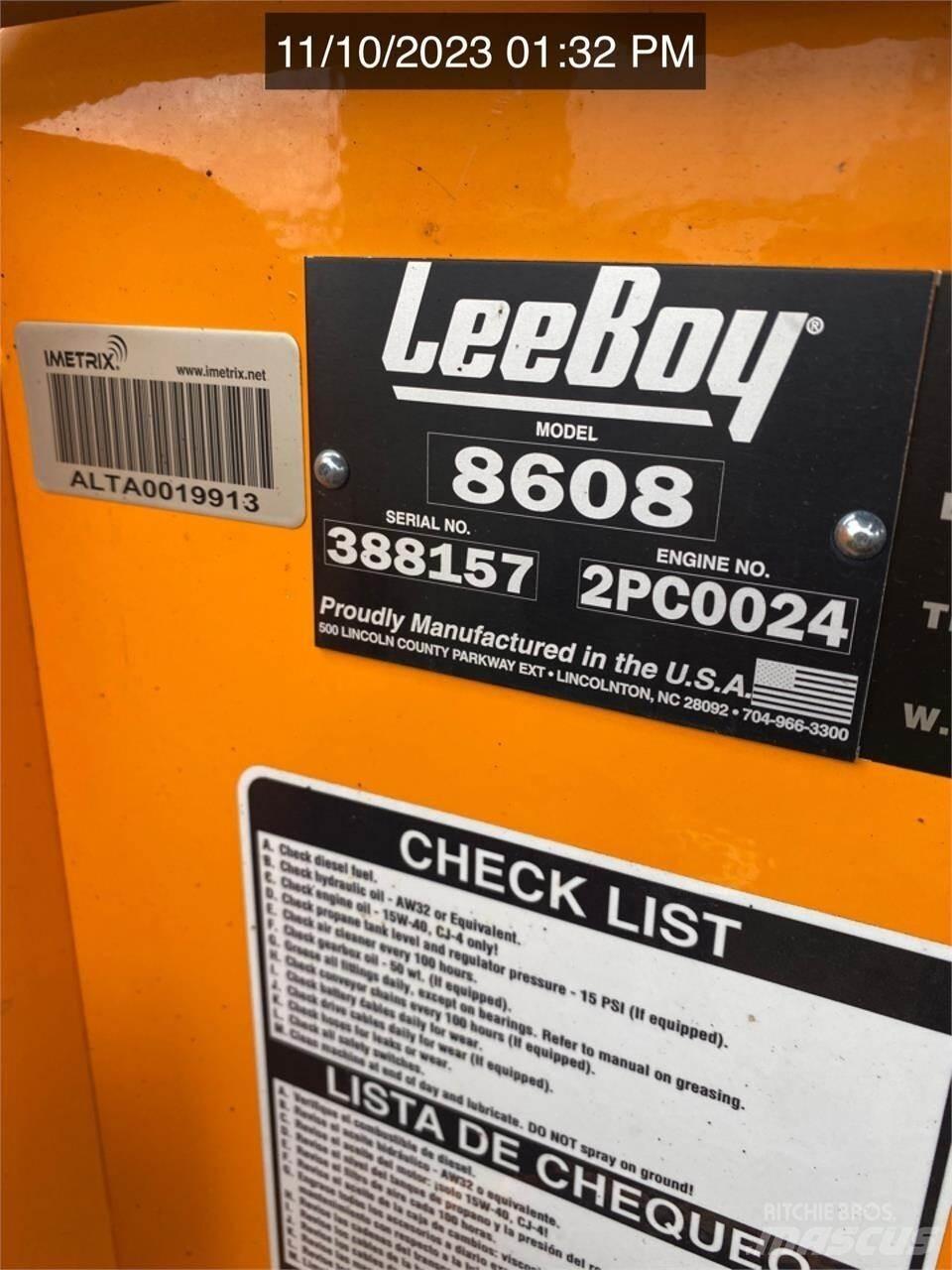 LeeBoy 8608 Finitrici