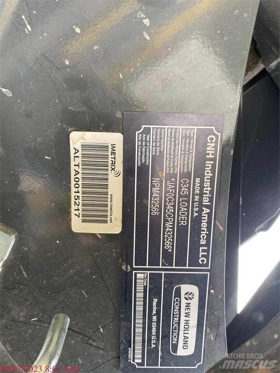 New Holland C345 Mini Pale Gommate