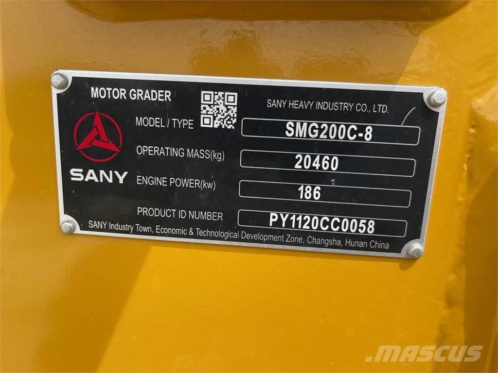 Sany SMG200C-8 Motorgraders