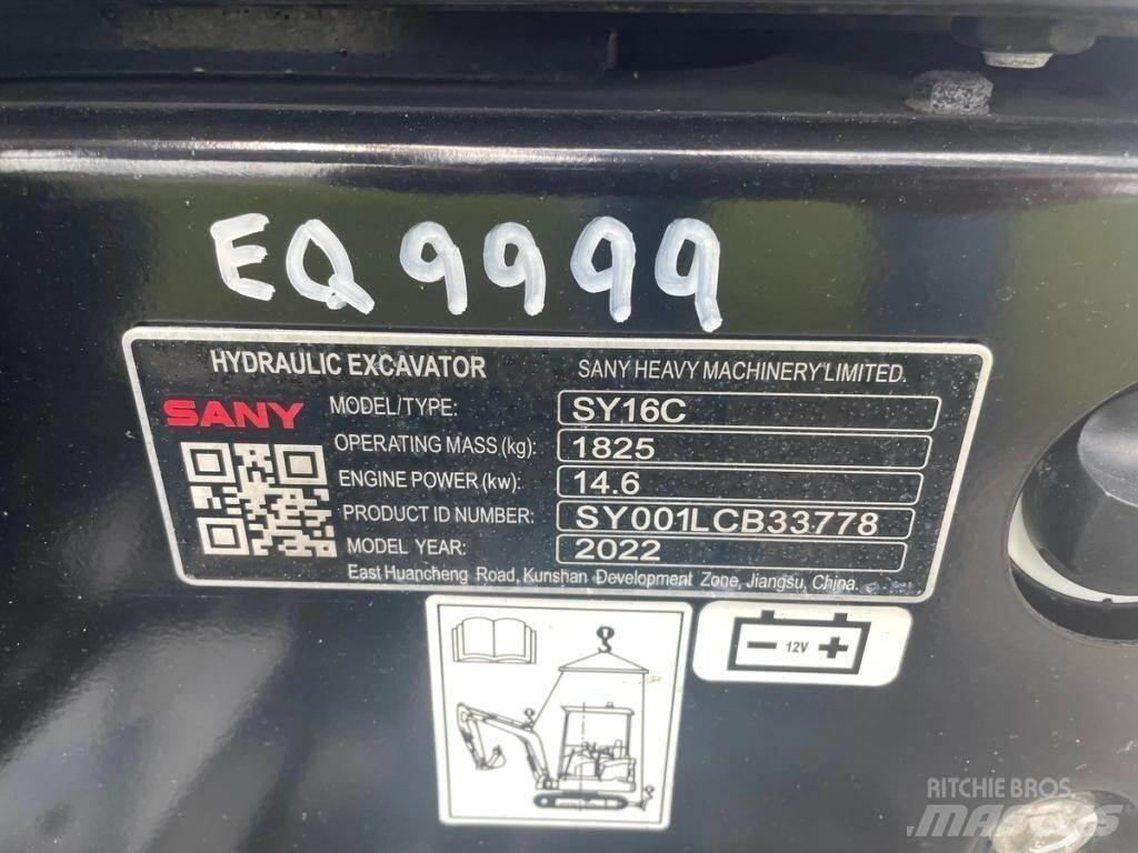 Sany SY16C Miniescavatori